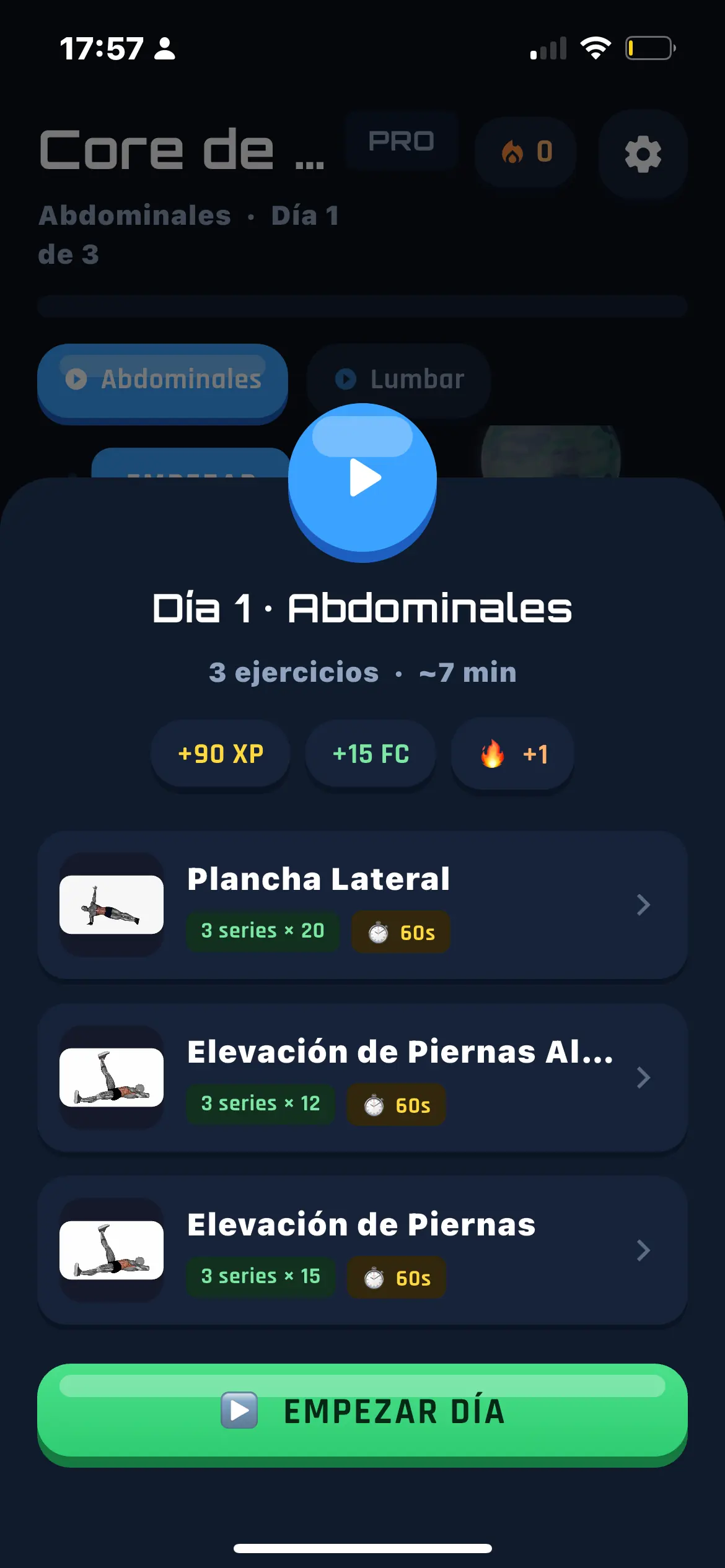 FitVerso — Día