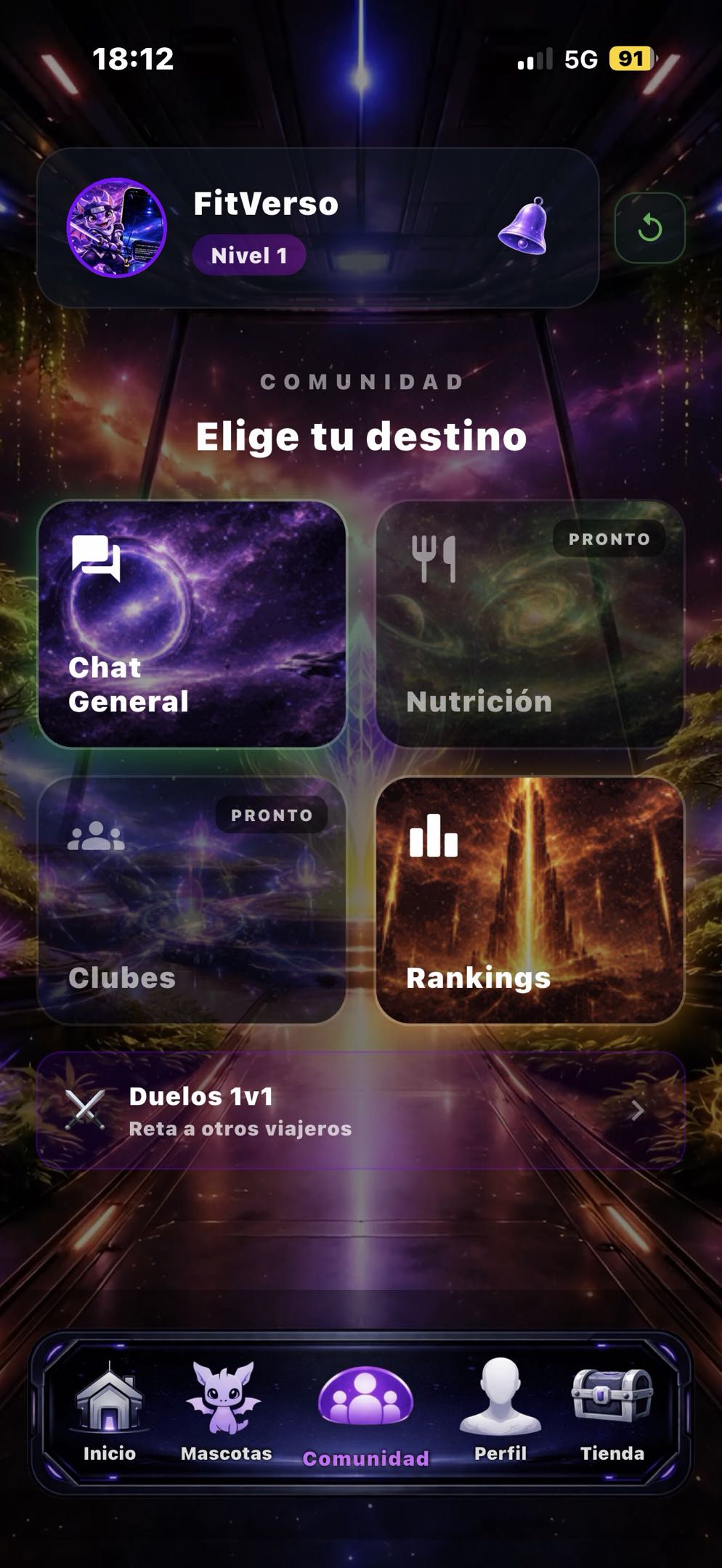 FitVerso — Elige tu clase