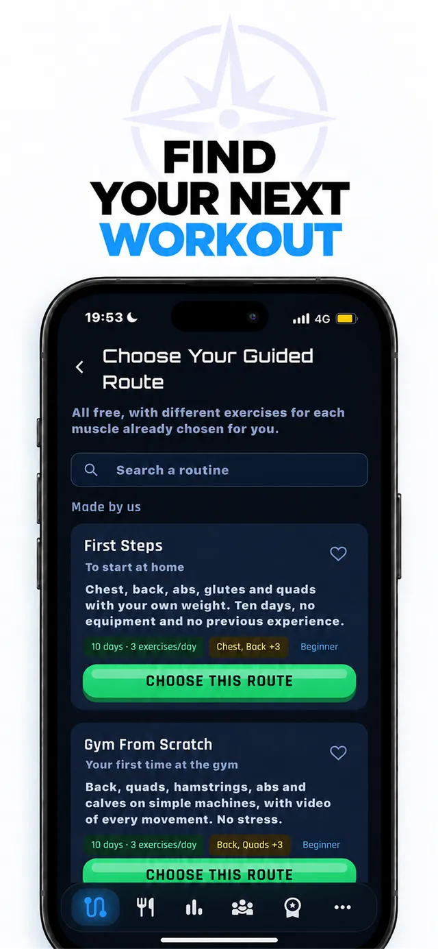 Guided routes