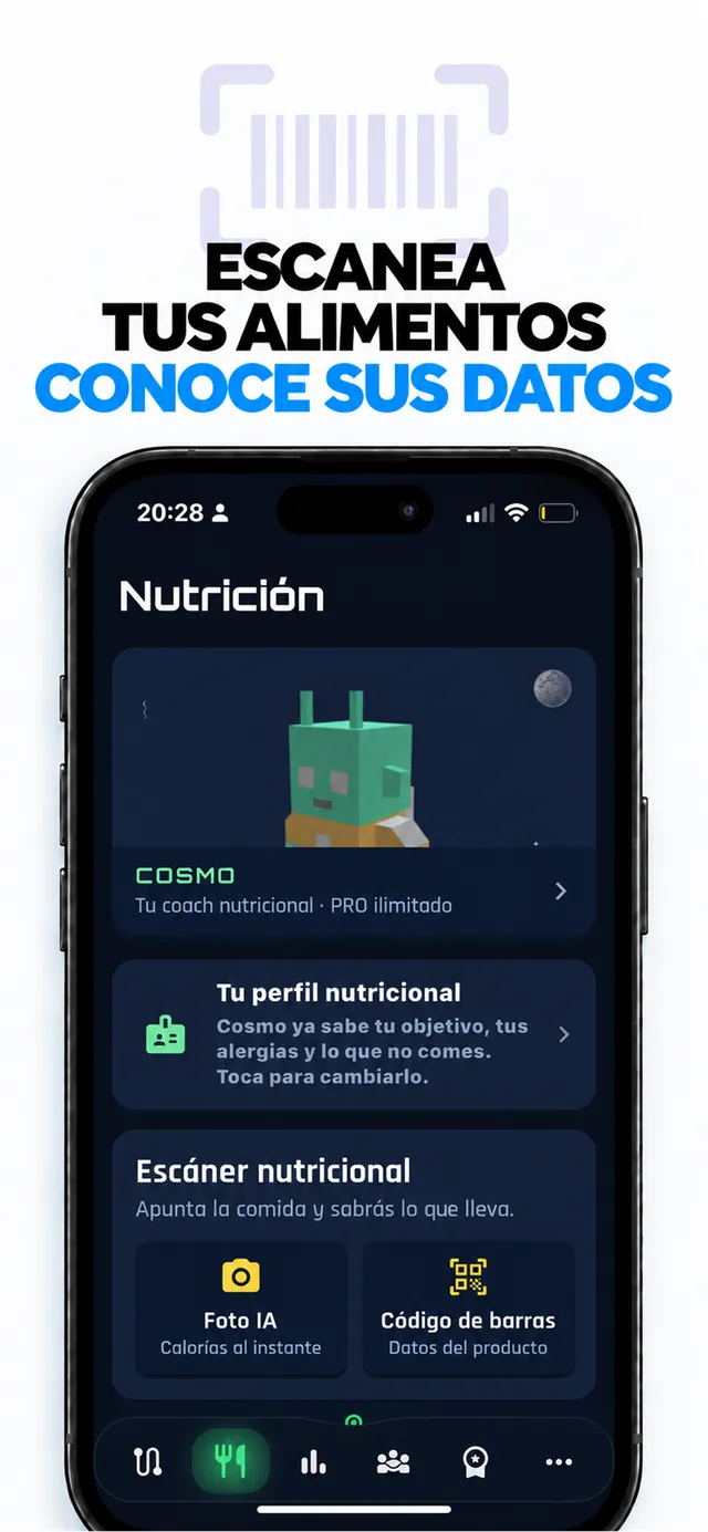 Escáner nutricional